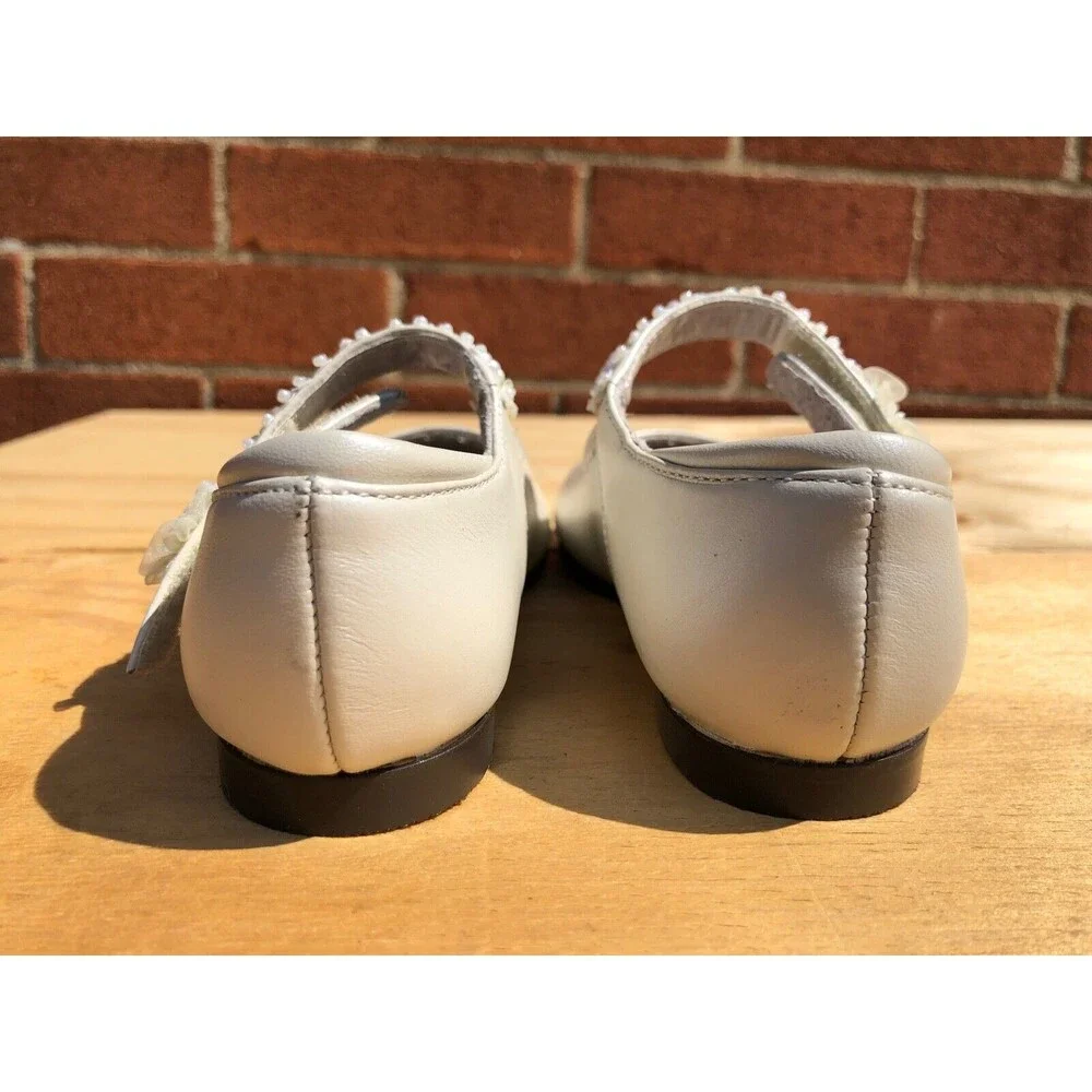 Jumping Jacks Annalise Beige Girls Mary Janes Shoes Size 8M
